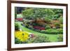 Butchart Gardens in Full Bloom, Victoria, British Columbia, Canada-Terry Eggers-Framed Photographic Print