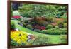 Butchart Gardens in Full Bloom, Victoria, British Columbia, Canada-Terry Eggers-Framed Photographic Print