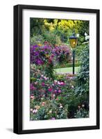 Butchart Gardens in Full Bloom, Victoria, British Columbia, Canada-Terry Eggers-Framed Photographic Print