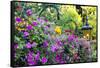 Butchart Gardens in Full Bloom, Victoria, British Columbia, Canada-Terry Eggers-Framed Stretched Canvas