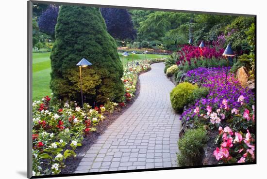 Butchart Gardens in Full Bloom, Victoria, British Columbia, Canada-Terry Eggers-Mounted Photographic Print