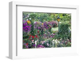 Butchart Gardens in Full Bloom, Victoria, British Columbia, Canada-Terry Eggers-Framed Photographic Print