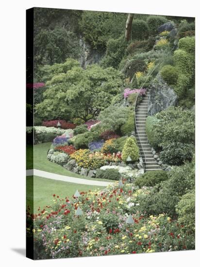 Butchart Gardens, Victoria, British Columbia, Canada-null-Stretched Canvas