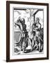 Butcher, 16th Century-Jost Amman-Framed Giclee Print