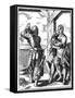 Butcher, 16th Century-Jost Amman-Framed Stretched Canvas