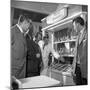 Butcher from Danish Bacon Giving a Demonstration, Kilnhurst, South Yorkshire, 1961-Michael Walters-Mounted Premium Photographic Print