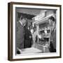 Butcher from Danish Bacon Giving a Demonstration, Kilnhurst, South Yorkshire, 1961-Michael Walters-Framed Photographic Print