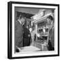 Butcher from Danish Bacon Giving a Demonstration, Kilnhurst, South Yorkshire, 1961-Michael Walters-Framed Photographic Print