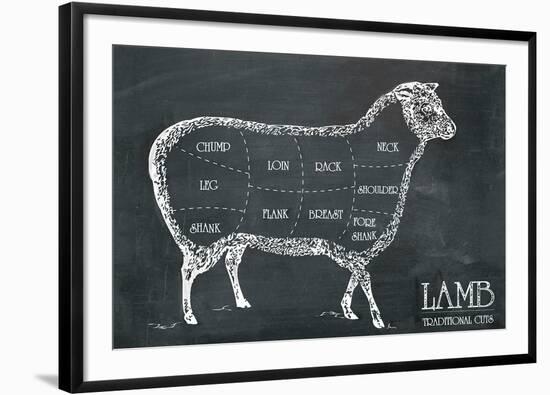 Butcher's Guide I-The Vintage Collection-Framed Giclee Print