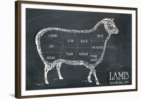 Butcher's Guide I-The Vintage Collection-Framed Giclee Print