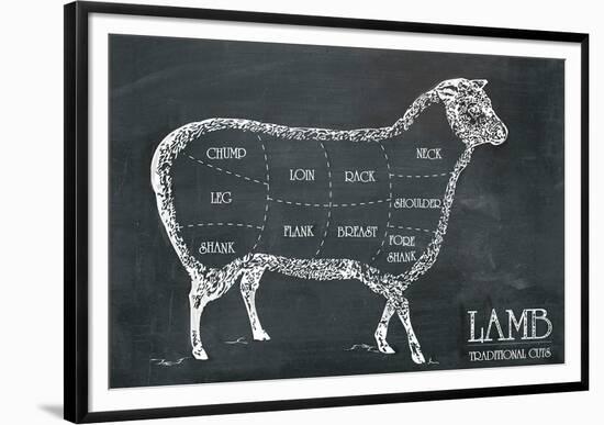 Butcher's Guide I-The Vintage Collection-Framed Giclee Print