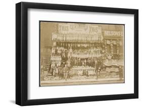 Butcher's Shop-null-Framed Photographic Print