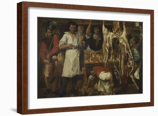 Butcher's Shop-Annibale Carracci-Framed Giclee Print