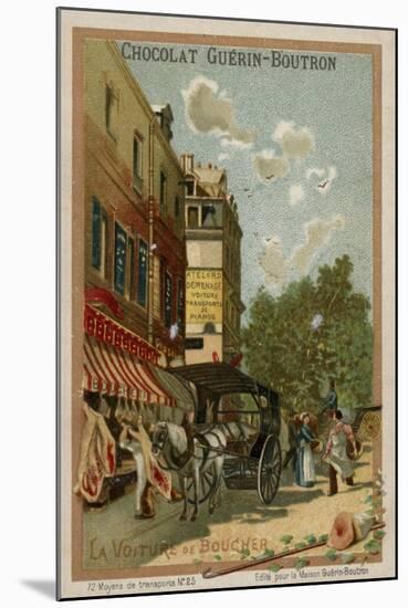 Butcher's Wagon-null-Mounted Giclee Print