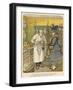 Butcher Serves Customer-Rasmus Christiansen-Framed Art Print