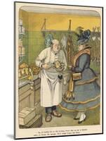 Butcher Serves Customer-Rasmus Christiansen-Mounted Art Print