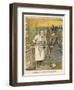 Butcher Serves Customer-Rasmus Christiansen-Framed Art Print