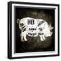 Butcher Shop I-LightBoxJournal-Framed Giclee Print