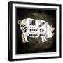 Butcher Shop I-LightBoxJournal-Framed Premium Giclee Print