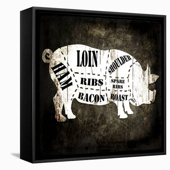 Butcher Shop I-LightBoxJournal-Framed Stretched Canvas