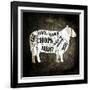 Butcher Shop IV-LightBoxJournal-Framed Giclee Print