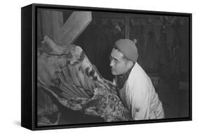 Butcher Shop, (J.S. Yonai)-Ansel Adams-Framed Stretched Canvas