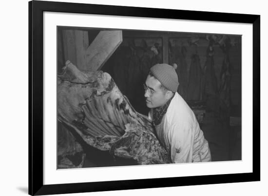 Butcher Shop, (J.S. Yonai)-Ansel Adams-Framed Art Print