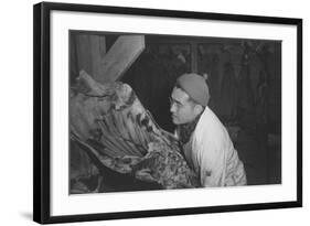 Butcher Shop, (J.S. Yonai)-Ansel Adams-Framed Art Print