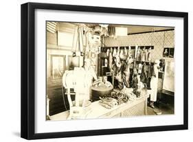 Butcher Shop-null-Framed Art Print