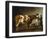 Butcher with a Bull-Calraet Abraham-Framed Giclee Print