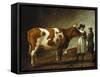 Butcher with a Bull-Calraet Abraham-Framed Stretched Canvas