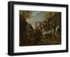 Butchering a Pig, Jan Victors-Jan Victors-Framed Art Print