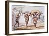 Butchers, 1822, Jb Debret, Brazil Watercolour-null-Framed Giclee Print