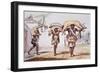 Butchers, 1822, Jb Debret, Brazil Watercolour-null-Framed Giclee Print