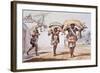 Butchers, 1822, Jb Debret, Brazil Watercolour-null-Framed Giclee Print