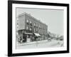 Butchers and Other Shops on the Tower Bridge Road, Bermondsey, London, 1900-null-Framed Photographic Print