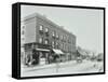 Butchers and Other Shops on the Tower Bridge Road, Bermondsey, London, 1900-null-Framed Stretched Canvas