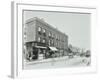 Butchers and Other Shops on the Tower Bridge Road, Bermondsey, London, 1900-null-Framed Photographic Print