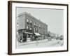 Butchers and Other Shops on the Tower Bridge Road, Bermondsey, London, 1900-null-Framed Photographic Print