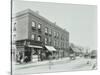 Butchers and Other Shops on the Tower Bridge Road, Bermondsey, London, 1900-null-Stretched Canvas