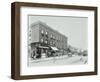 Butchers and Other Shops on the Tower Bridge Road, Bermondsey, London, 1900-null-Framed Photographic Print