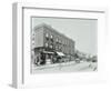 Butchers and Other Shops on the Tower Bridge Road, Bermondsey, London, 1900-null-Framed Photographic Print