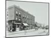 Butchers and Other Shops on the Tower Bridge Road, Bermondsey, London, 1900-null-Mounted Photographic Print