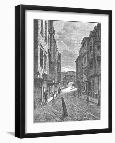 Butchers Row, 1800-null-Framed Giclee Print