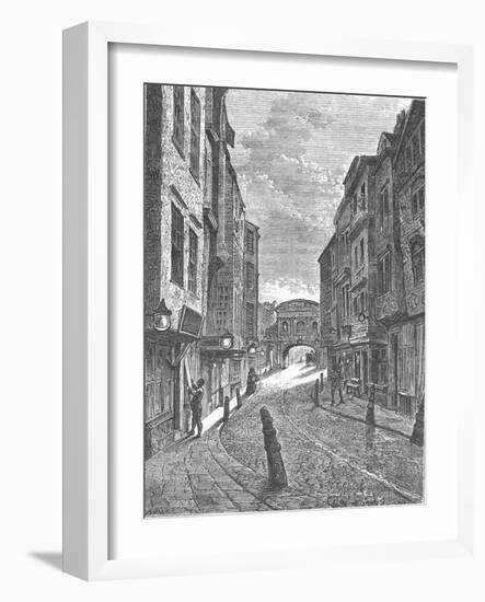 Butchers Row, 1800-null-Framed Giclee Print