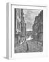 Butchers Row, 1800-null-Framed Giclee Print