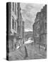 Butchers Row, 1800-null-Stretched Canvas