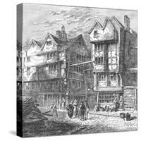 Butchers Row, 1800-null-Stretched Canvas