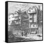 Butchers Row, 1800-null-Framed Stretched Canvas