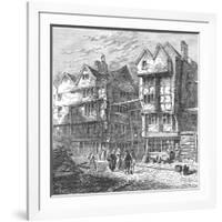 Butchers Row, 1800-null-Framed Giclee Print